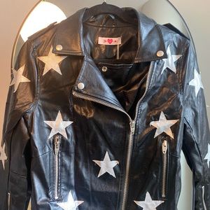 BRAND NEW Black Leather Jacket